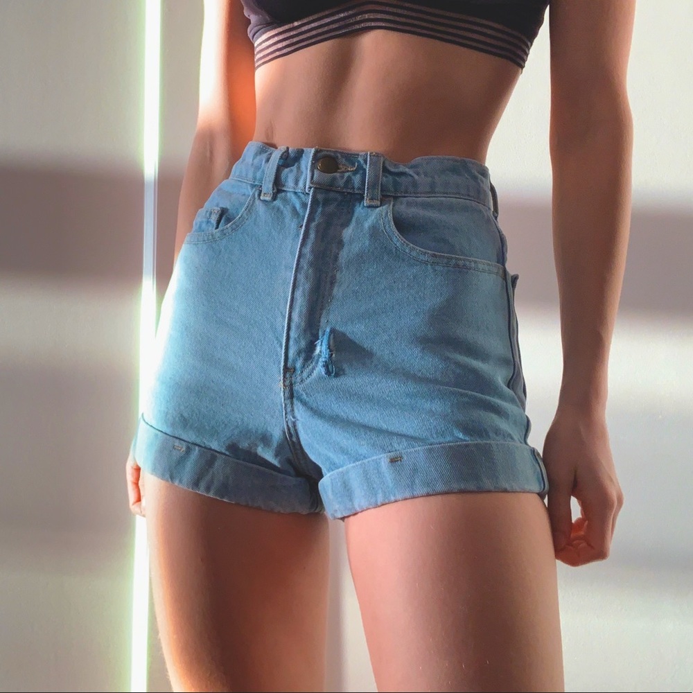 free with purchase | AA light blue jean shorts 🌊